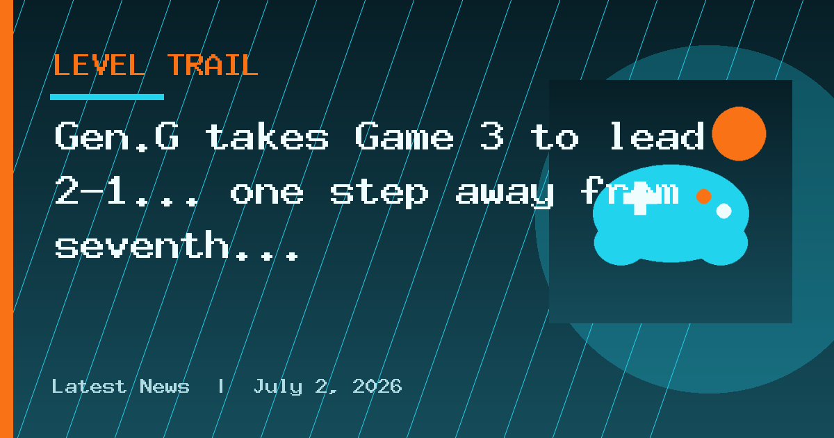 Gen.G takes Game 3 to lead 2-1... one step away from seventh title