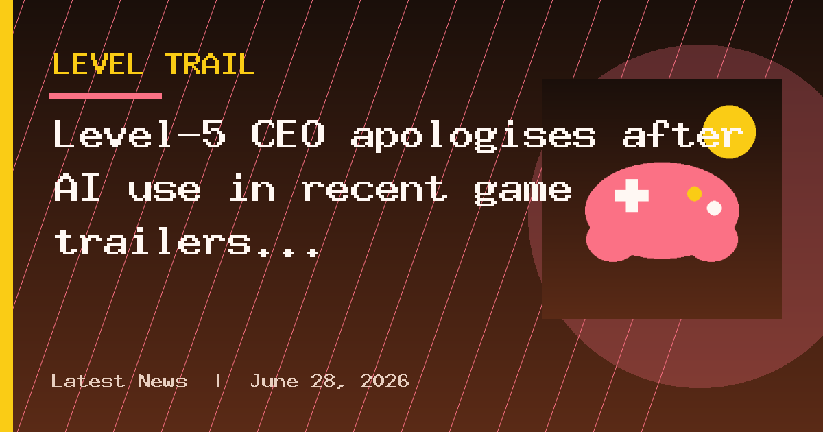 Level-5 CEO apologises after AI use in recent game trailers
