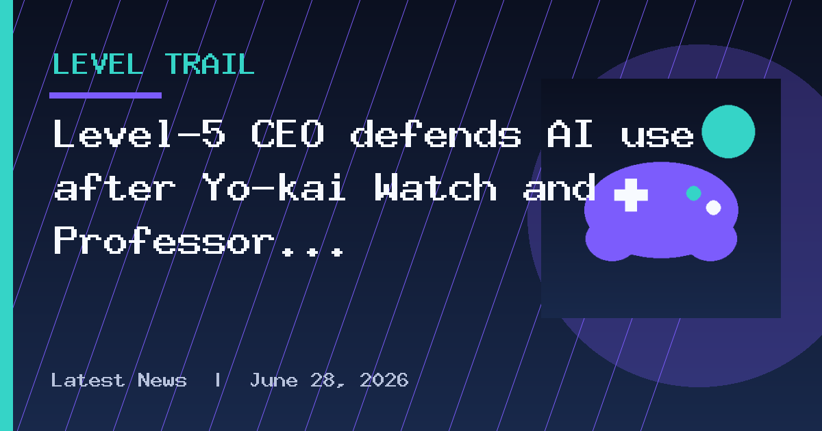 Level-5 CEO defends AI use after Yo-kai Watch and Professor Layton backlash