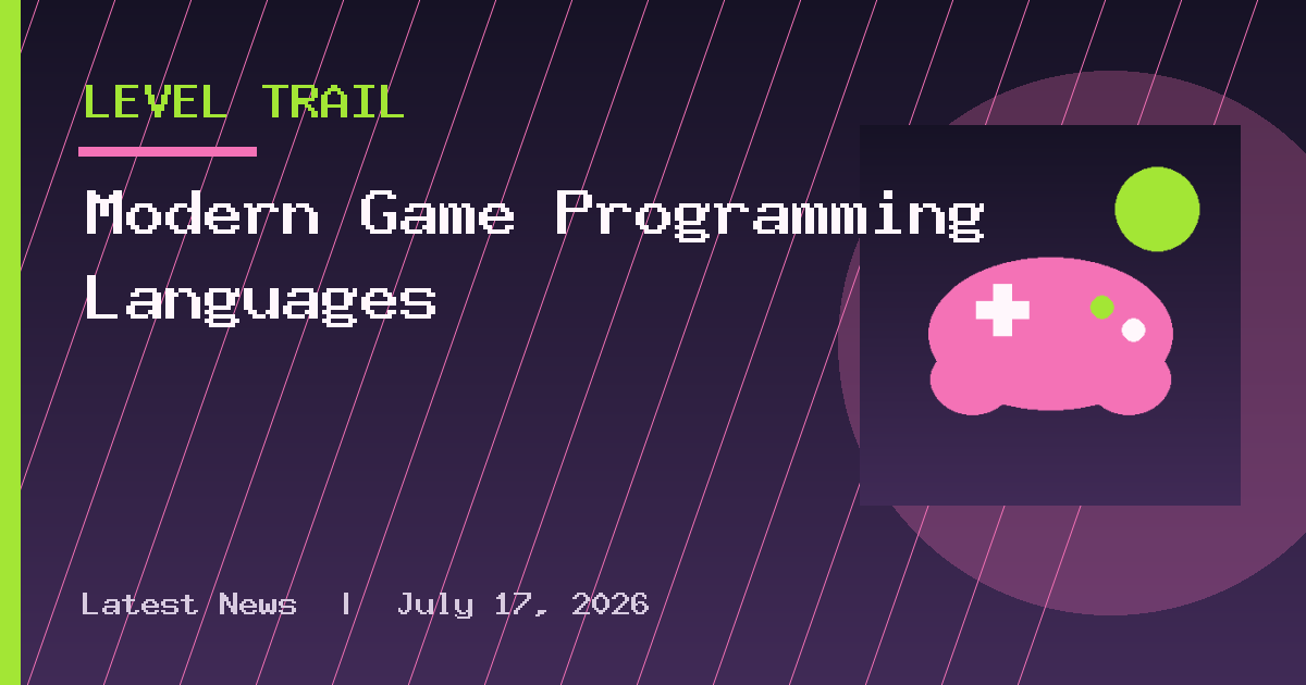 Modern Game Programming Languages