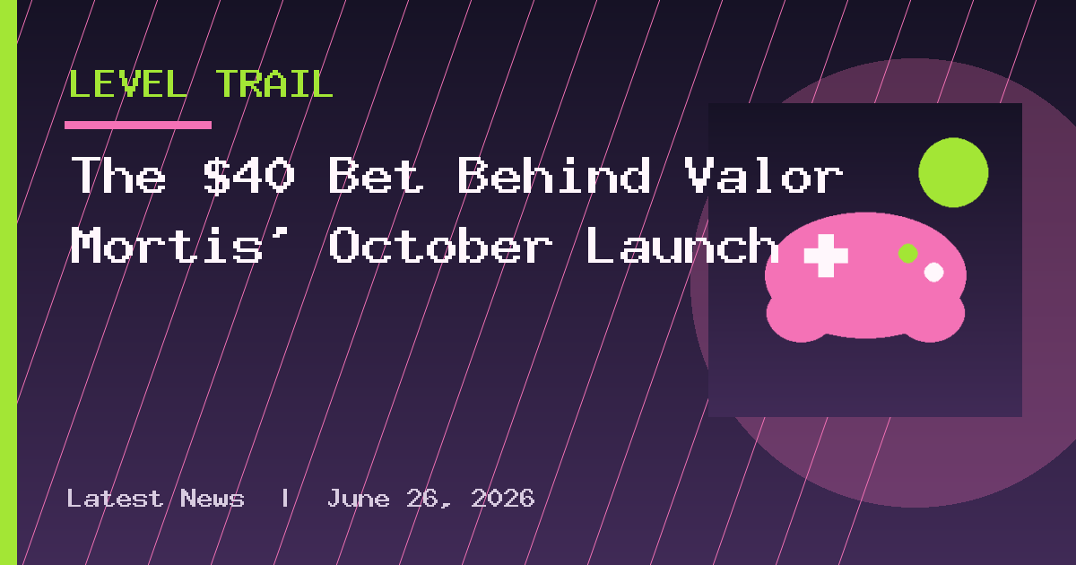 The $40 Bet Behind Valor Mortis’ October Launch