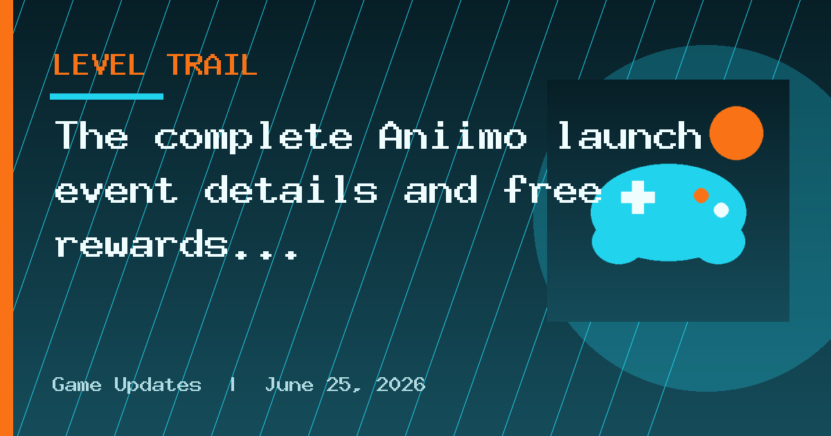 The complete Aniimo launch event details and free rewards